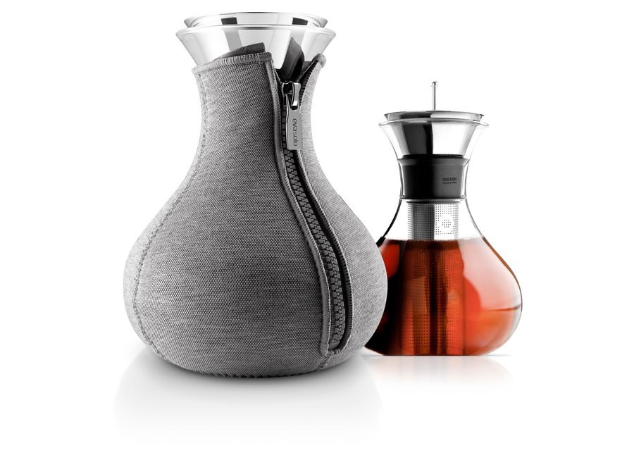 Theemaker met Hoes Donker Grijs 1 Liter