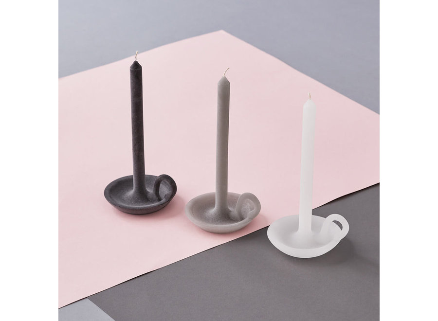 Tallow Kaars & Kandelaar Black Velvet