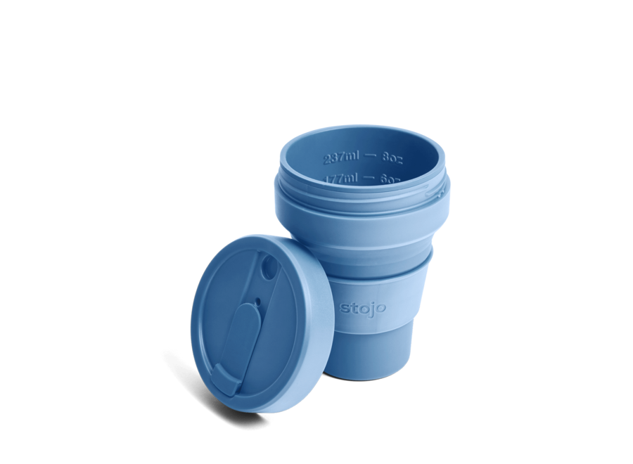 Cup met Rietje Steel Blauw 250ml