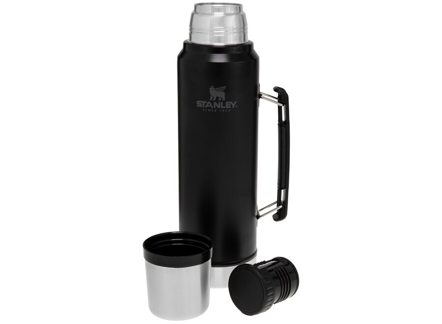 Legendary Classic Bottle 1L Matte Black Pebble