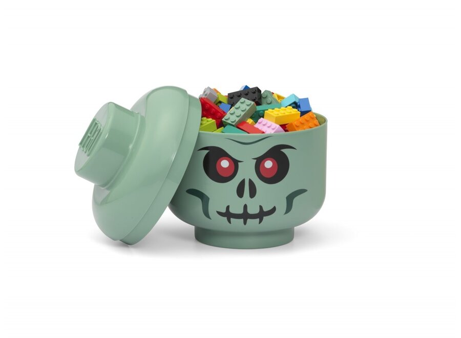 Opberghoofd Skelet Groen Klein 2L