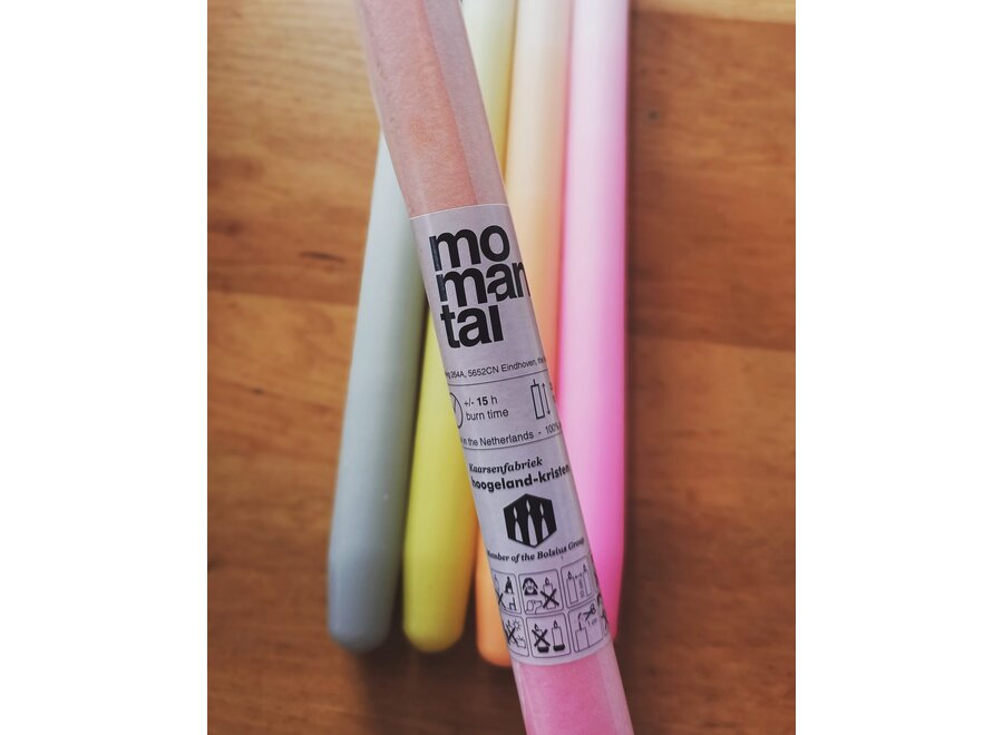 Gradient Kaarsen Rainbow Mix 6 Stuks