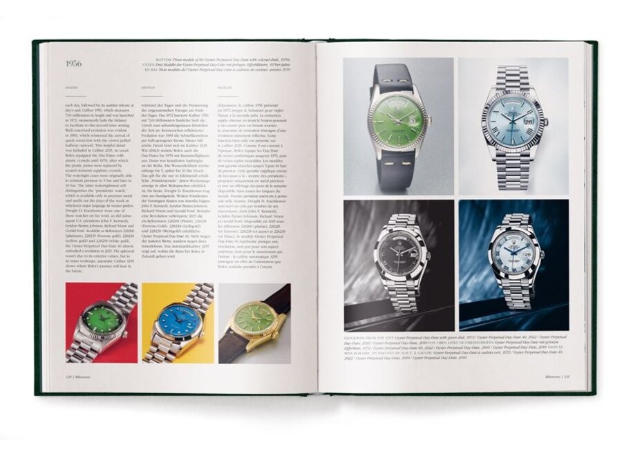 The Watch Book ROLEX  - Updated & Extended Edition + Boekenstandaard Zwart