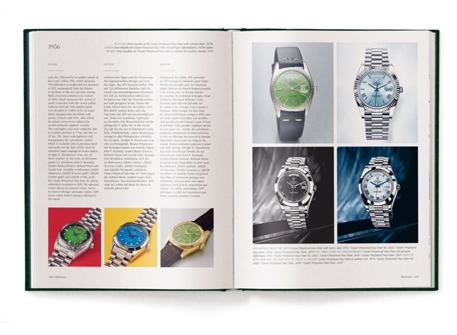 The Watch Book ROLEX  - Updated & Extended Edition + Boekenstandaard Transparant
