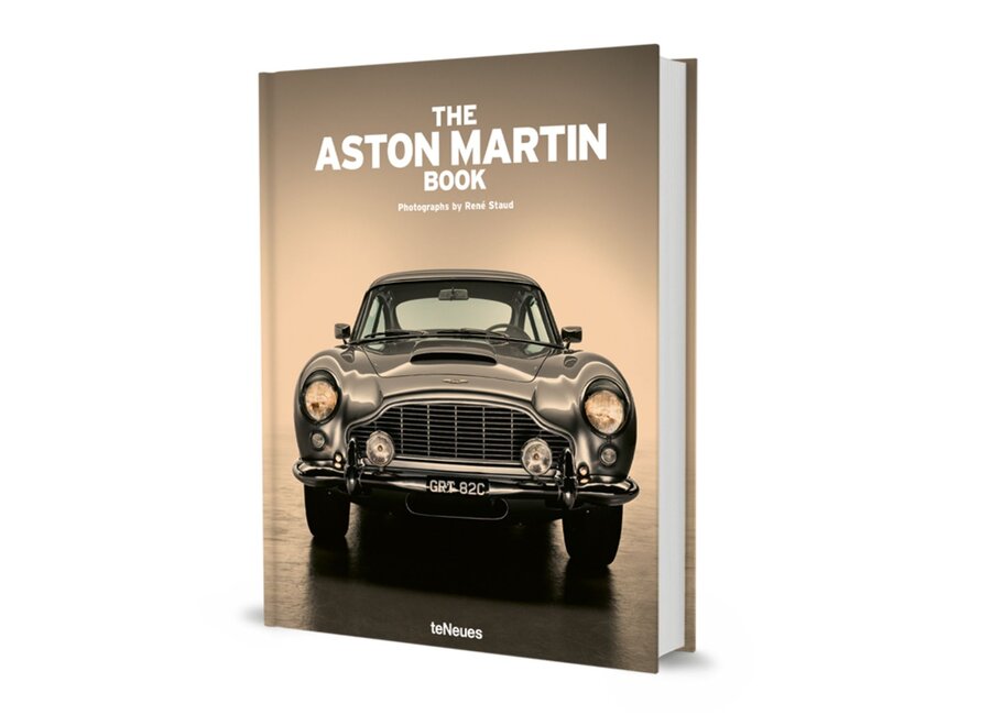 Tafelboek The Aston Martin Book + Boekenstandaard Transparant