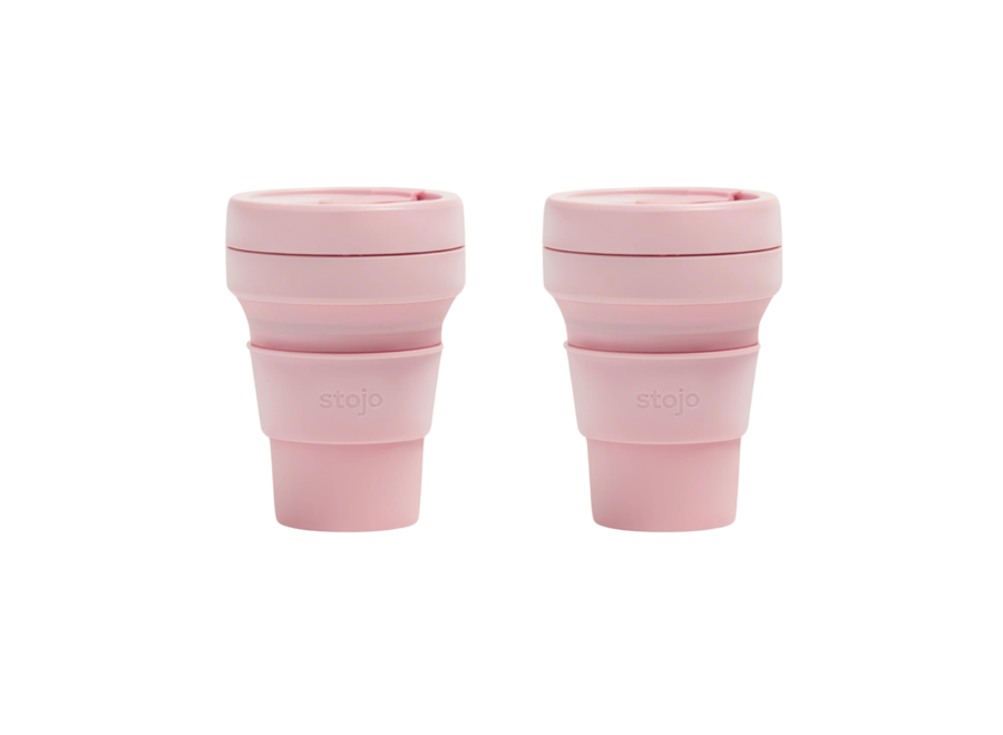 Pocket Cup Opvouwbaar Roze 2x 355ml