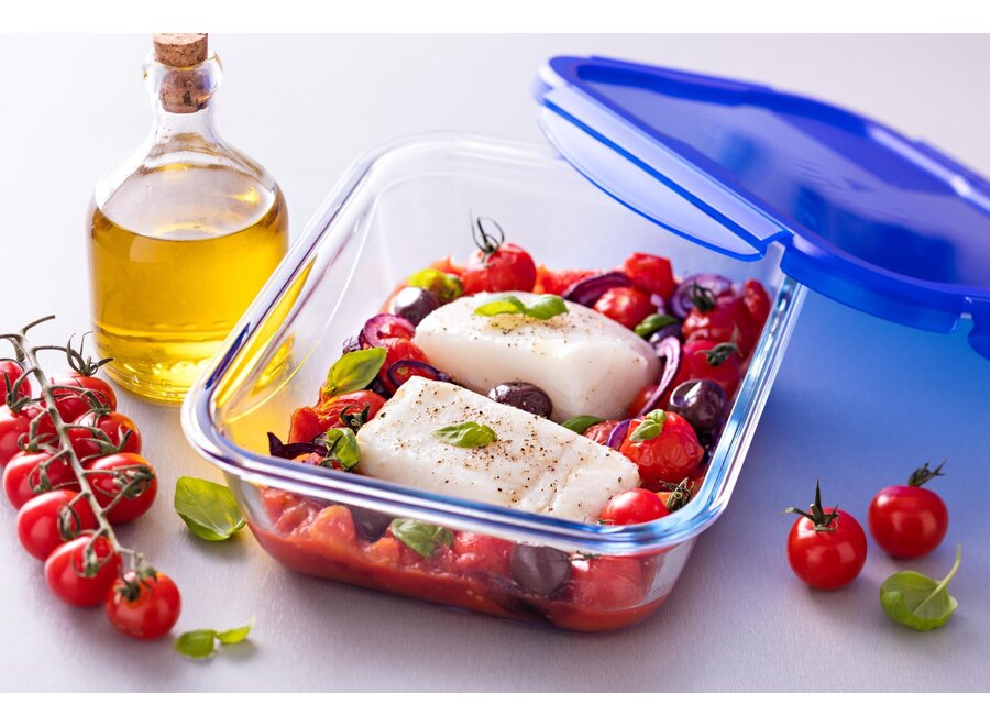 Pyrex Cook & Go Schalen met Deksel 3 Stuks