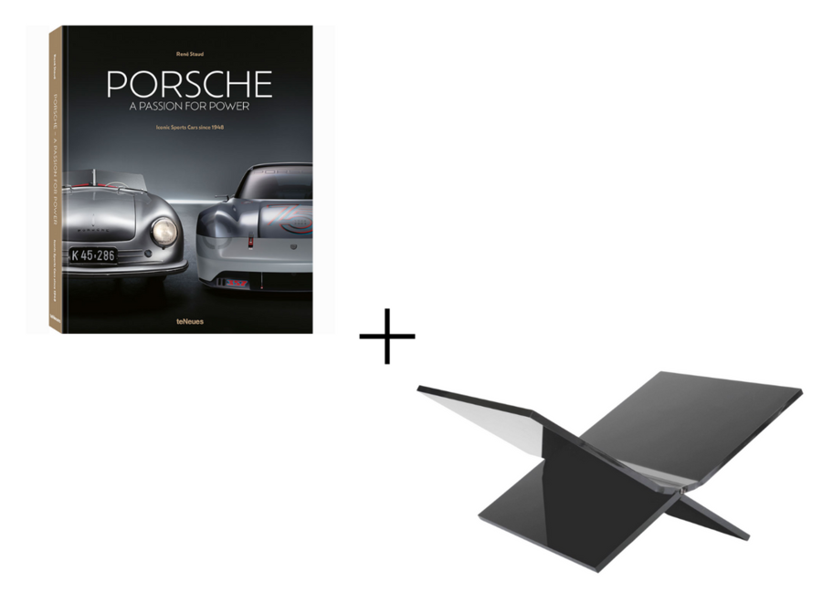 Porsche - A Passion for Power + Boekenstandaard Zwart