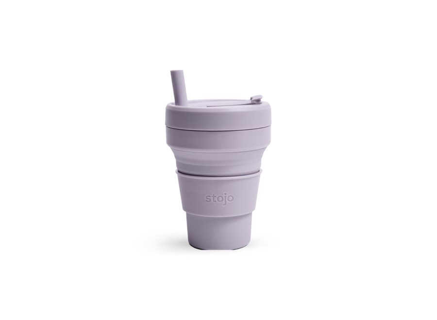 Cup met Rietje 250ml Lilac