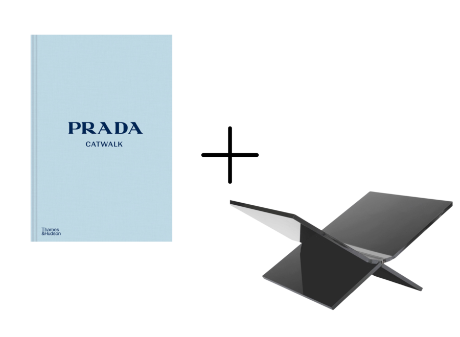 Tafelboek Prada Catwalk + Boekenstandaard Zwart