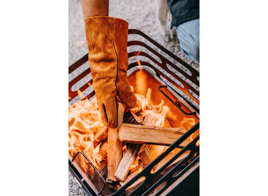 Vuurhandschoen Leer