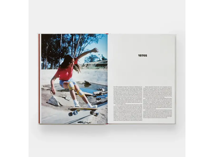 Tafelboek Skateboard + Boekenstandaard Transparant