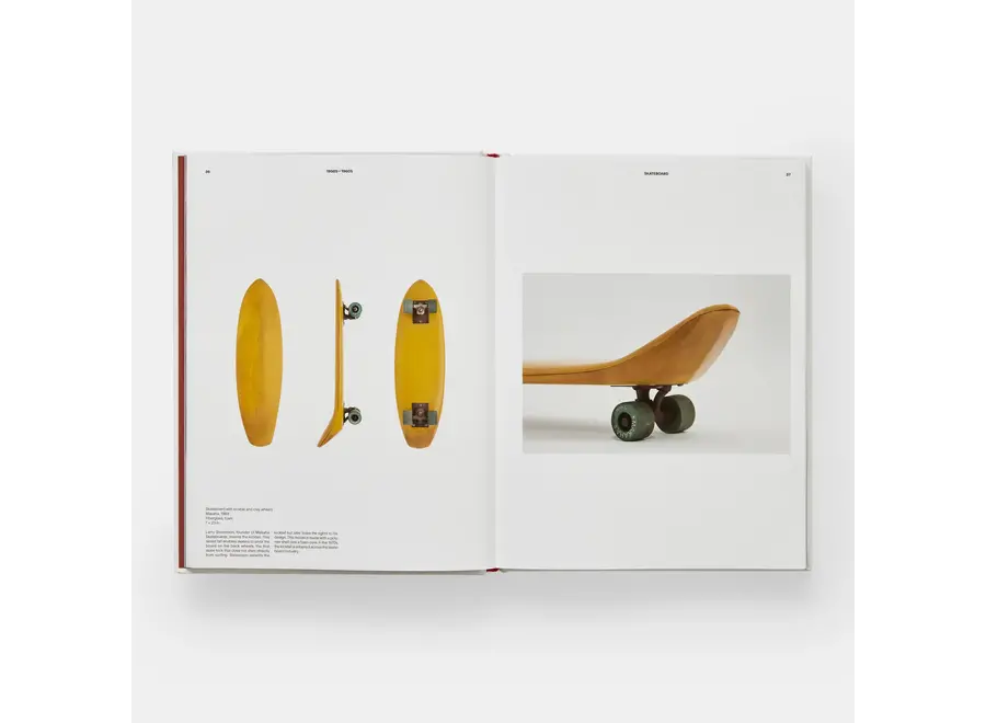 Tafelboek Skateboard + Boekenstandaard Transparant