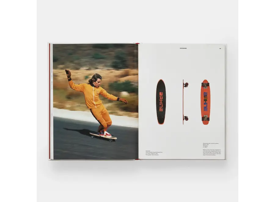 Tafelboek Skateboard + Boekenstandaard Zwart