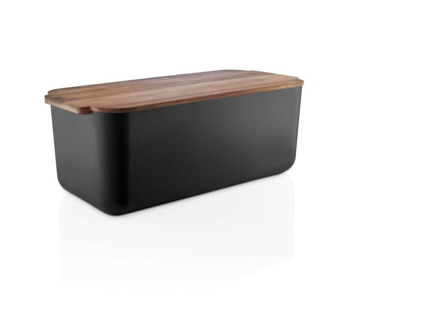 Brooddoos met Deksel/ Snijplank Zwart