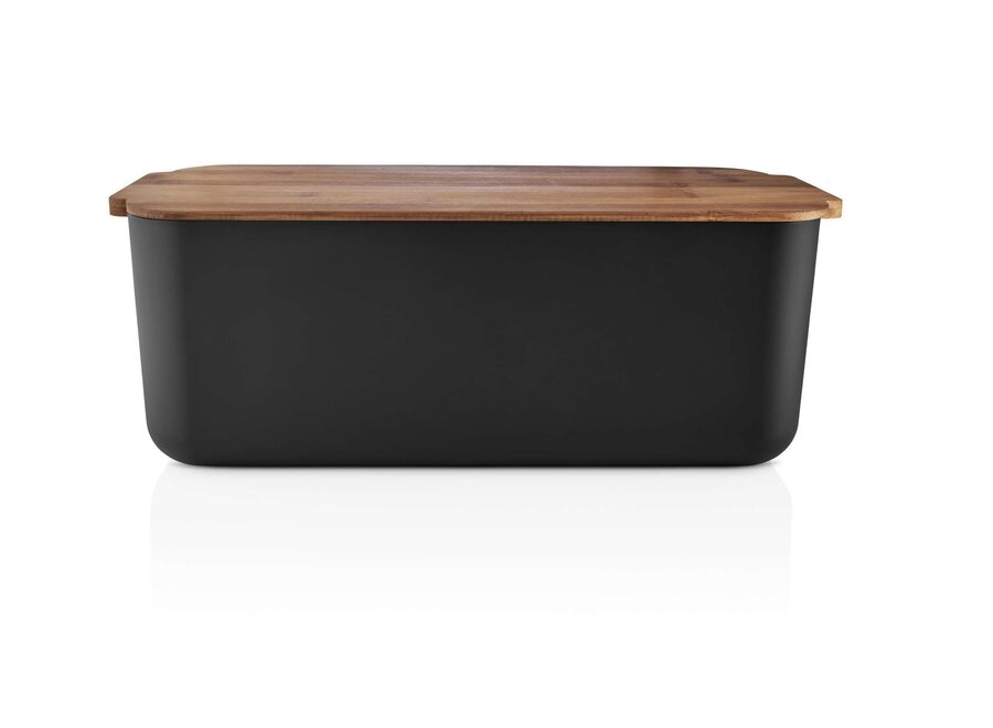 Brooddoos met Deksel/ Snijplank Zwart