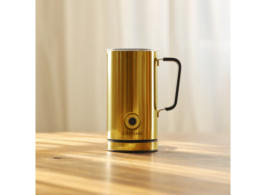 Melkopschuimer Brass