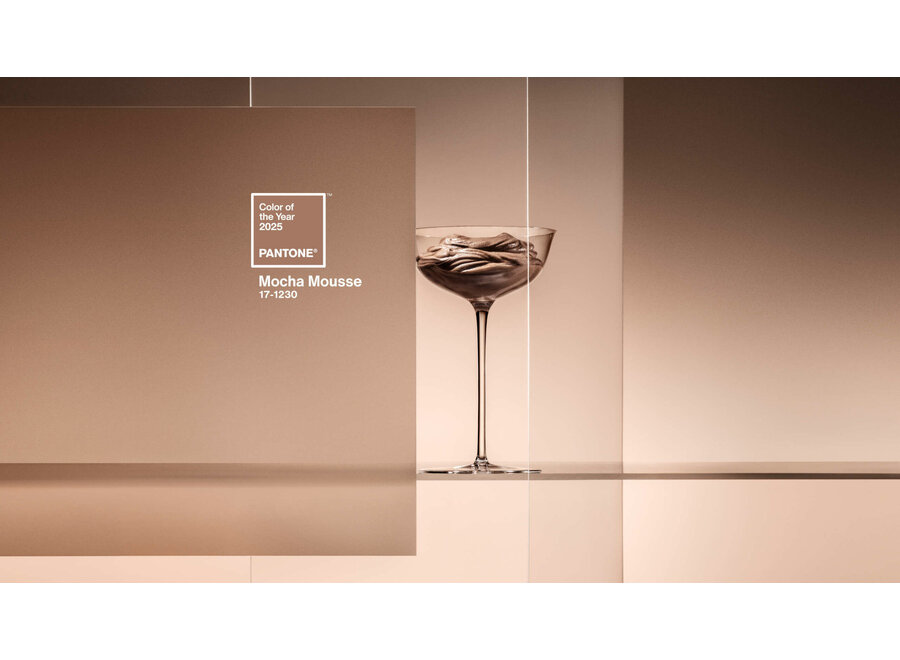 Pantone Espresso Kop 120ml Color of the Year 2025 Mocha Mousse 17-1230