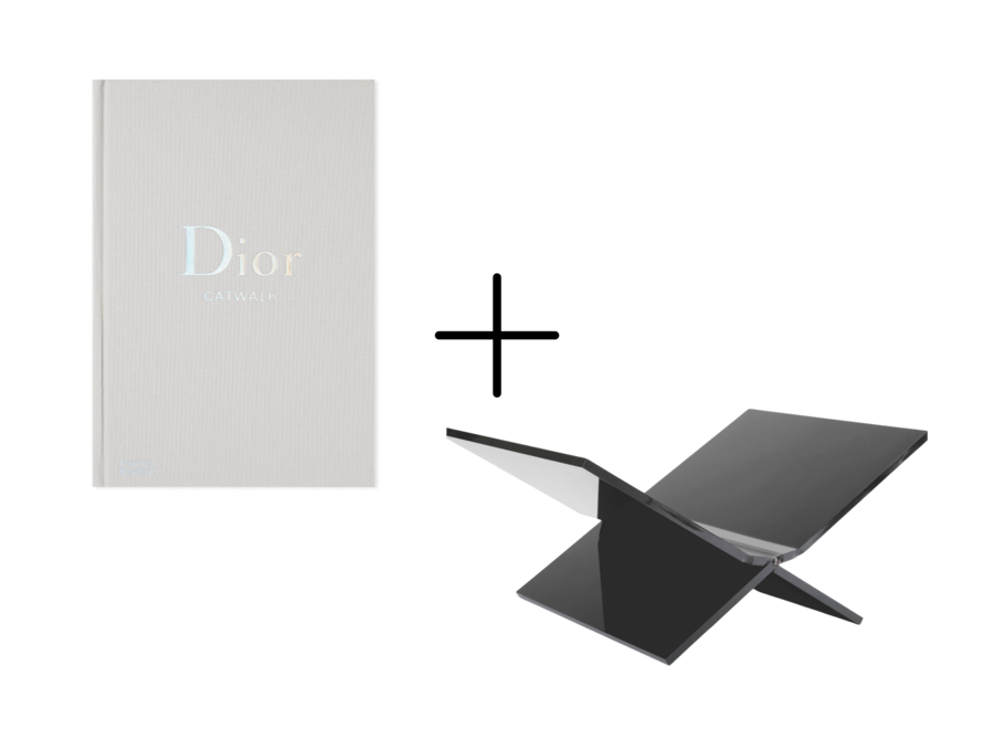 Tafelboek Dior Catwalk + Boekenstandaard Zwart