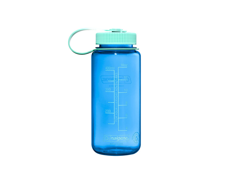 Wide-Mouth Waterfles 400ml Cornflower Blue