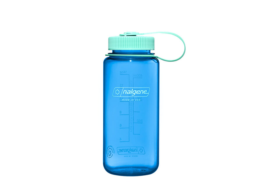 Wide-Mouth Waterfles 400ml Cornflower Blue