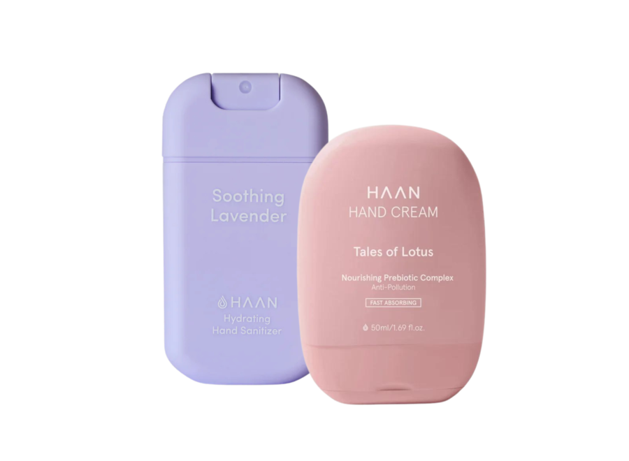 Hand Sanitizer Soothing Lavender & Handcrème Tales of Lotus