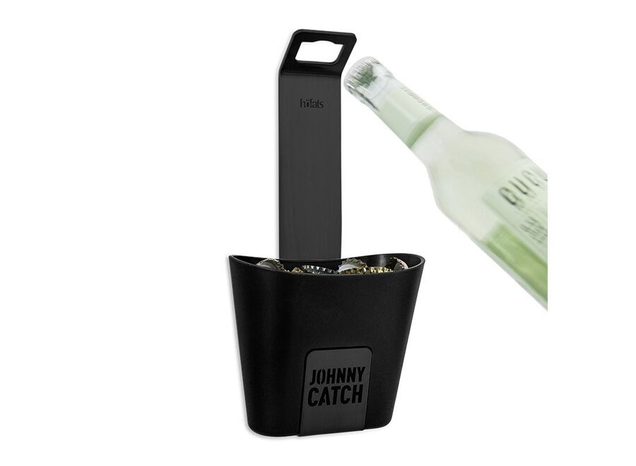 JOHNNY CATCH Cup Flesopener Zwart