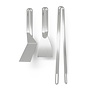 BBQ Tools Set Zilver (3-delig)