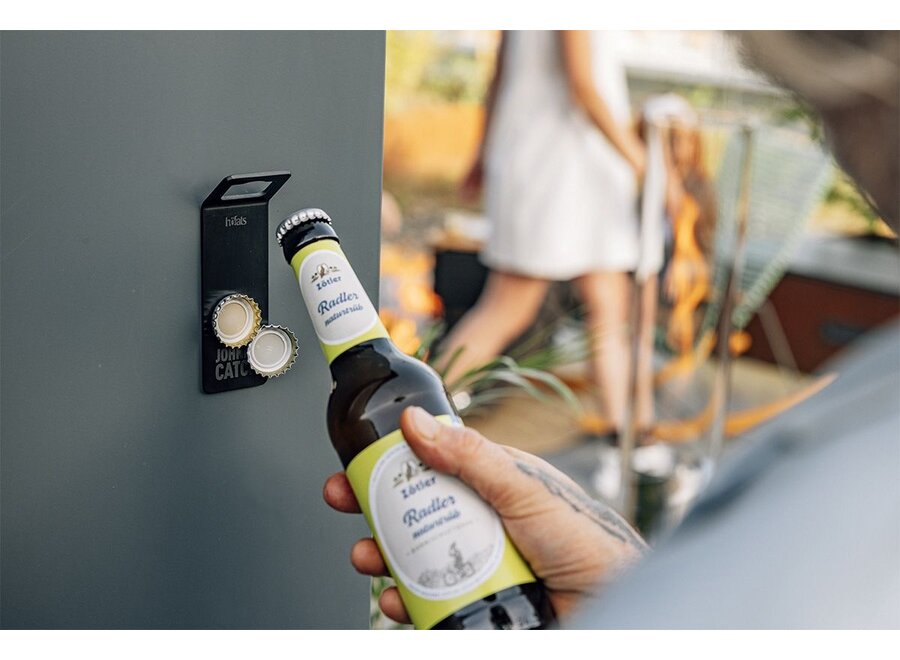 JOHNNY CATCH Magneet Flesopener Zwart