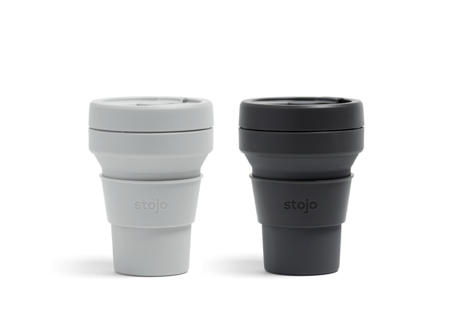 Pocket Cup 2-pack Cashmere & Carbon