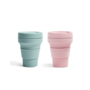 Pocket Cup 2-pack Aquamarine & Carnation 2x 355ml