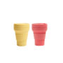 Pocket Cup 2-pack Mimosa & Coral 2x 355ml