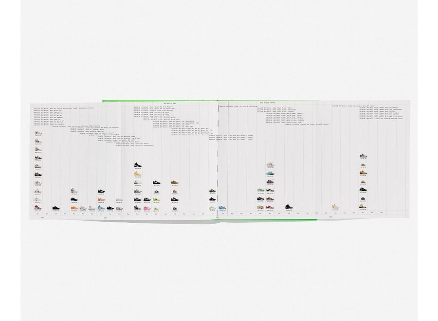 Tafelboek Virgil Abloh. Nike. ICONS + Boekenstandaard Roze