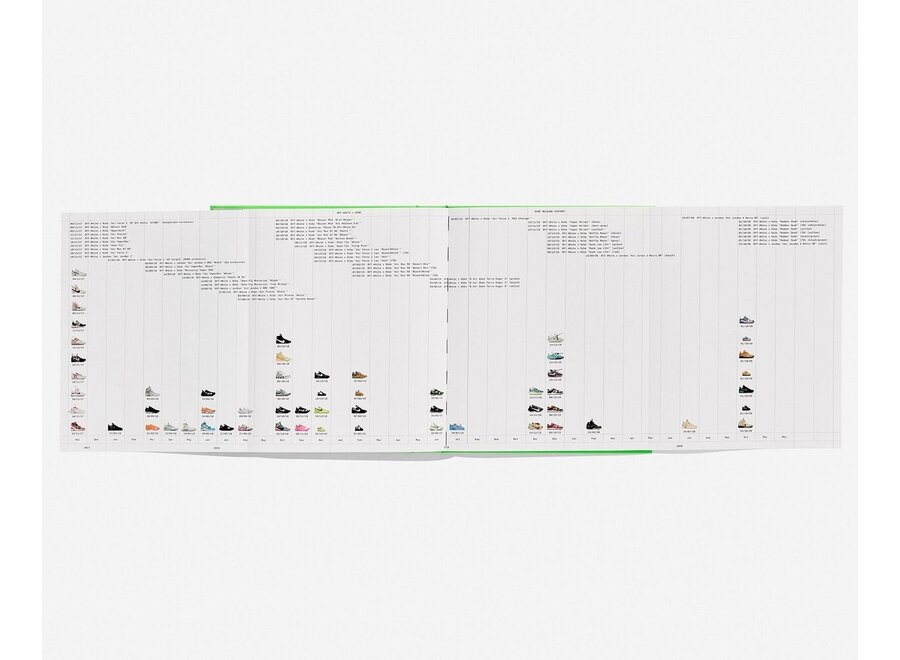 Tafelboek Virgil Abloh. Nike. ICONS + Boekenstandaard Zwart