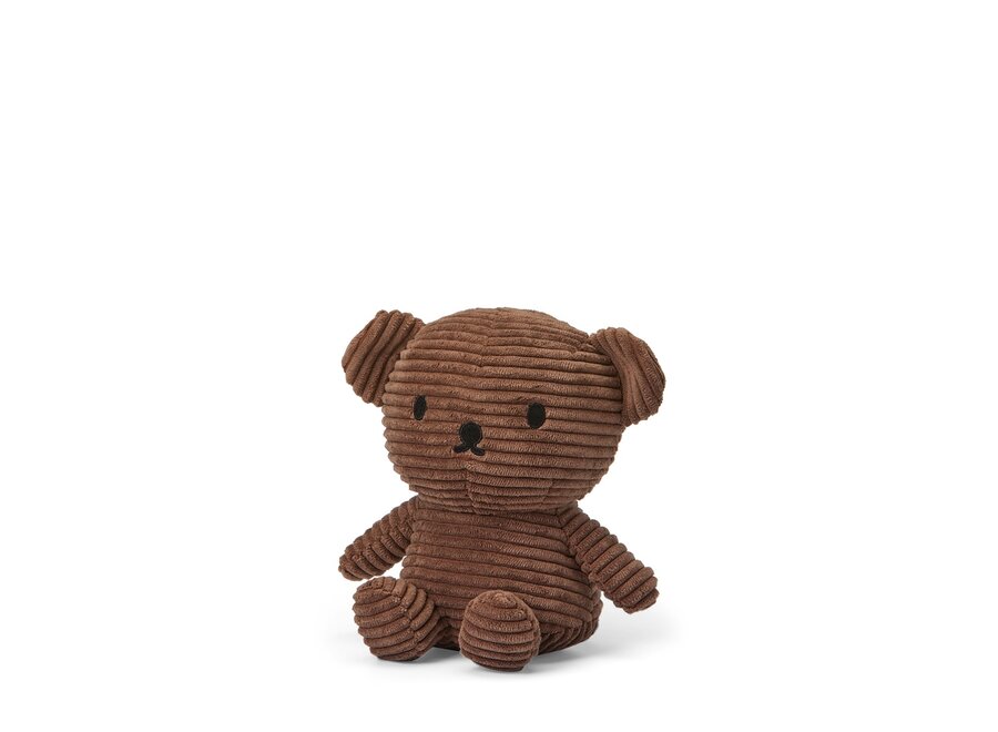 Boris Bear ECO Corduroy  Brown - 17 cm