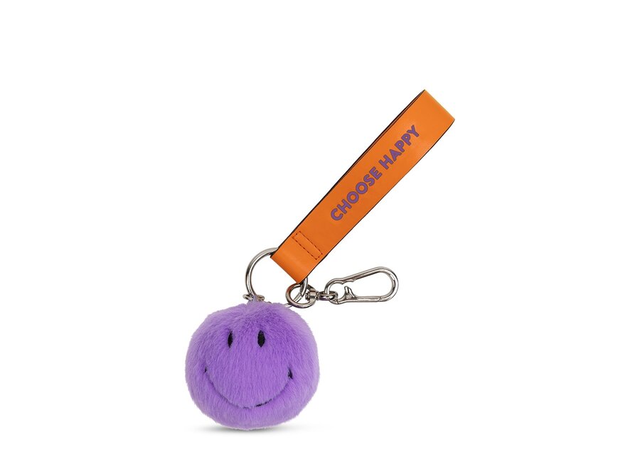 Smiley Pluche Tassenhanger