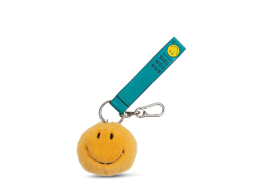 Smiley Pluche Tassenhanger