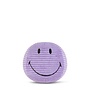 Smiley Knuffel ECO Corduroy 13 cm Paars