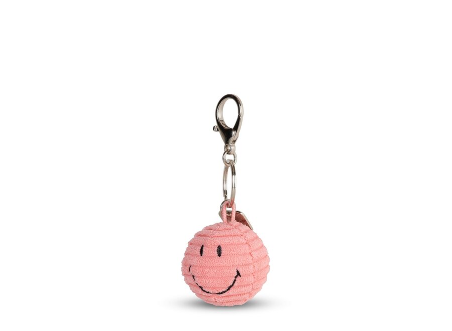 Smiley Keychain ECO Corduroy - 4,5 cm