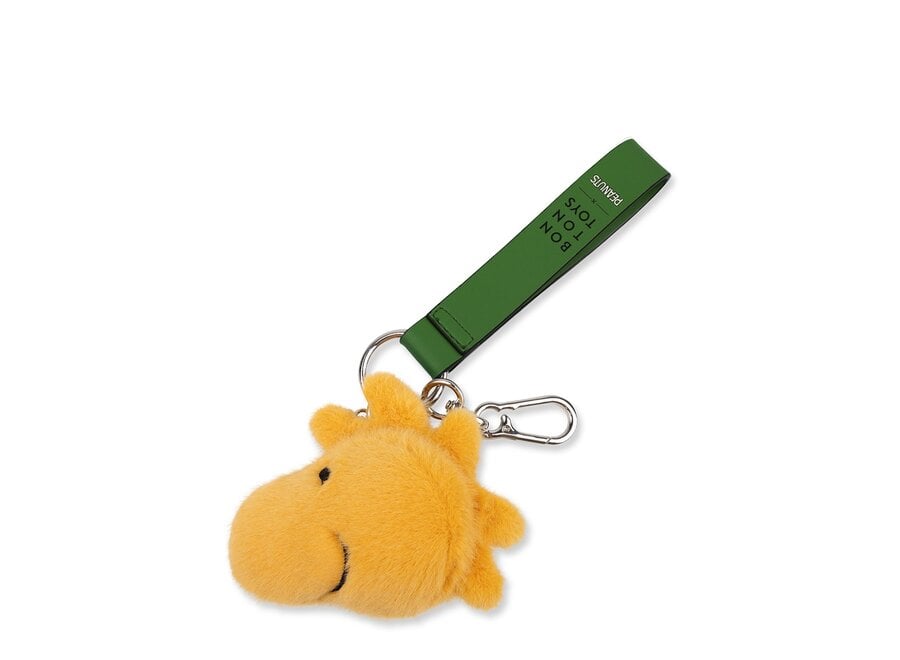 Woodstock ECO Fuzzy Yellow bag charm