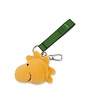 Woodstock ECO Fuzzy Yellow bag charm - 9 cm