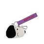 Snoopy ECO Fuzzy Cream bag charm - 8 cm
