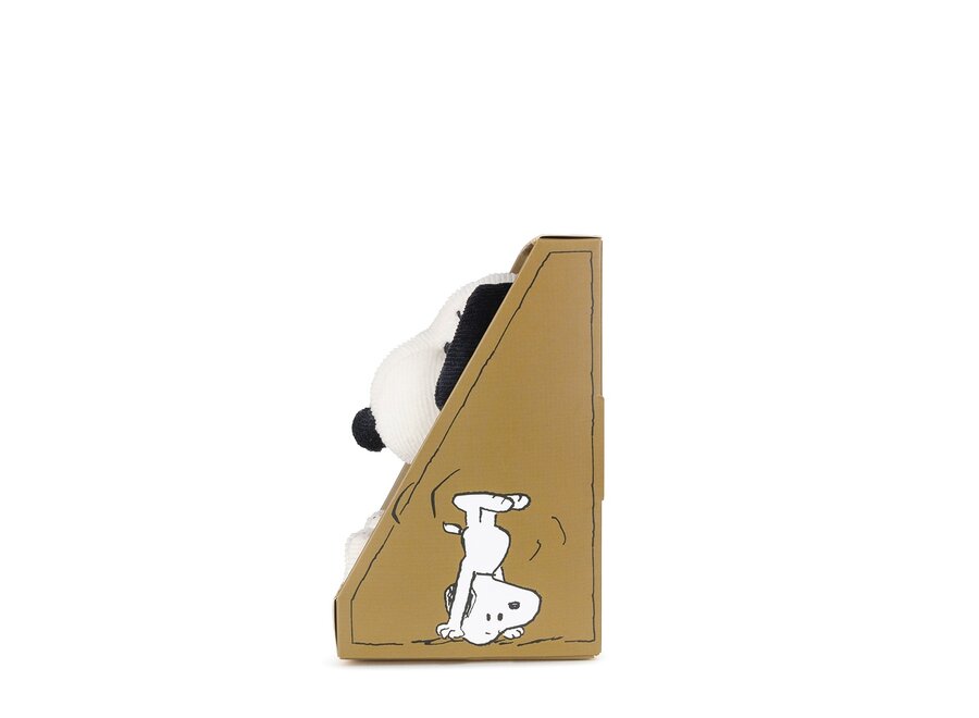 Snoopy Mini Corduroy Cream in giftbox- 17 cm