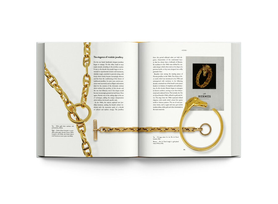 Hermès Philosophy + Boekenstandaard Transparant Melkwit