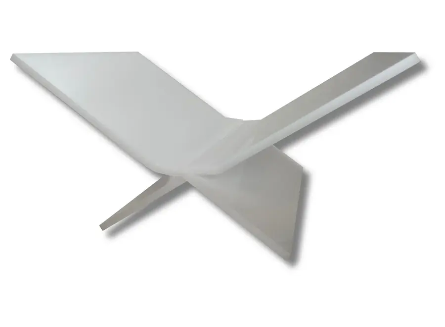 Hermès Philosophy + Boekenstandaard Transparant Melkwit