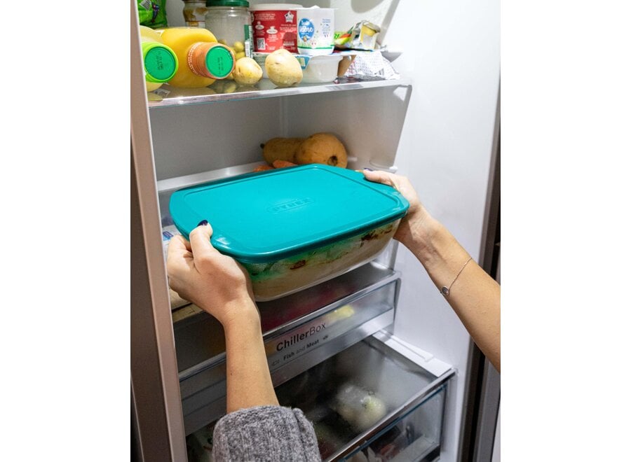 Cook & Store Schaal met Deksel Rechthoek 3-delig