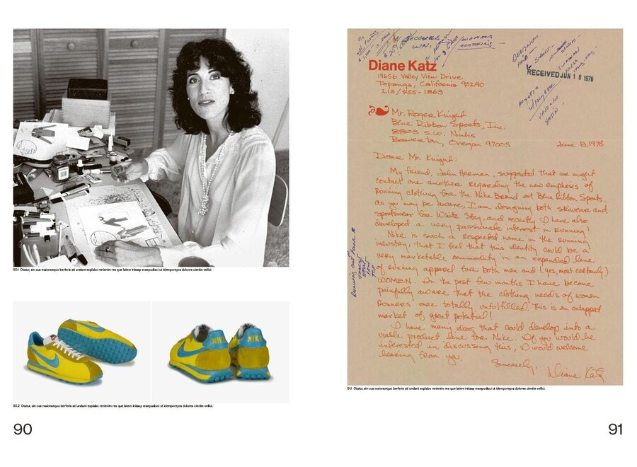 Tafelboek Nike: Form Follows Motion + Boekenstandaard Roze