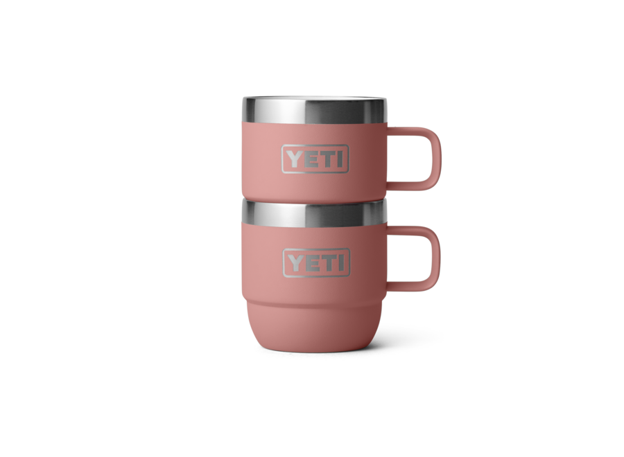 Rambler® Espresso Mok 6oz (177ml) Sandstone Pink 2-Pack