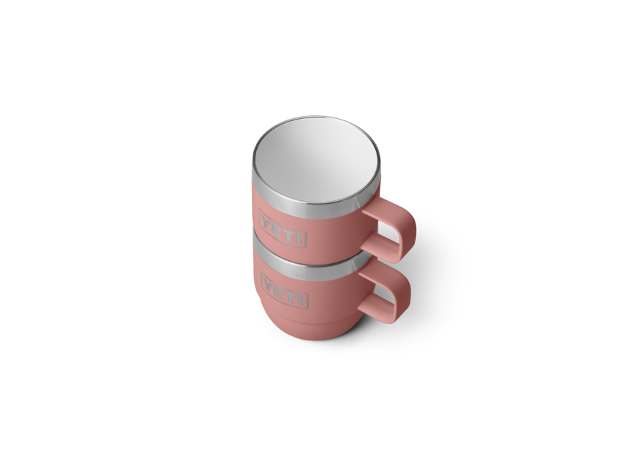 Rambler® Espresso Mok 6oz (177ml) Sandstone Pink 2-Pack