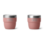 Rambler® Espresso Beker 4oz (118ml) Sandstone Pink 2-Pack